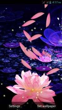 3D Flower Petal Wallpaper screenshot 2