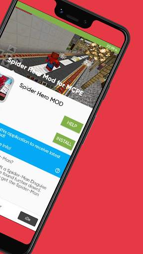 Spider Hero Mod for MCPE screenshot 2