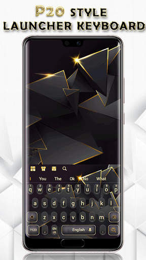 P20 Style Launcher Keyboard Theme screenshot 1