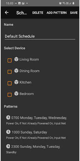 MusicCast Scheduler Lite screenshot 2