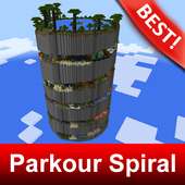 Parkour Spiral Map for Minecraft MCPE logo