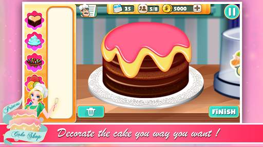 Princess cakes shop : Anna cooking Game screenshot 4