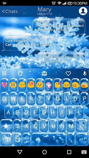Sparkling Ice Emoji Keyboard स्क्रीनशॉट 1