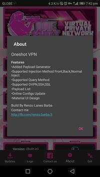 Oneshot VPN screenshot 3