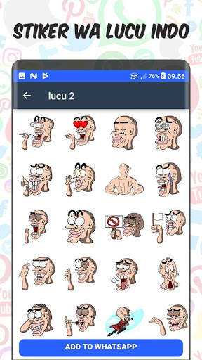 Stiker Lucu WA Sticker for Whatsapp WAStickerApps screenshot 3