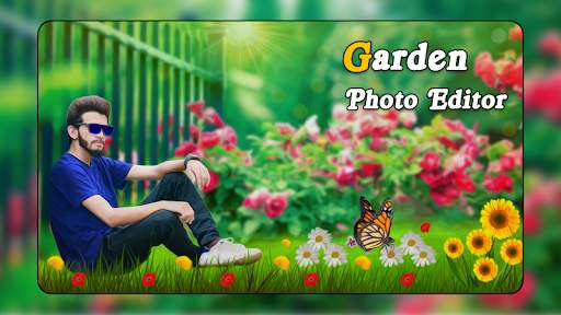 Garden Photo Editor - Garden Photo Frame screenshot 1