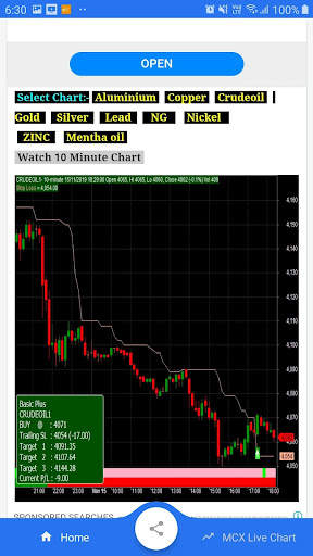 Mcx live rate - commodity price screenshot 2