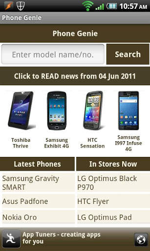 Phone Genie - GSMArena Browser screenshot 1