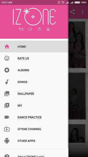 IZ*ONE Lyrics (Offline) screenshot 1