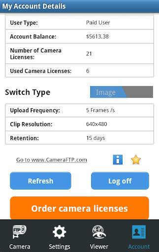 Mobile Security Camera (FTP) screenshot 8