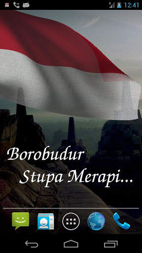 Indonesia Flag Live Wallpaper screenshot 2