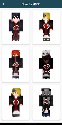 Akatsuki Skin for Minecraft PE screenshot 7