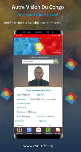AVC RDC: Autre Vision du Congo,  parti politique screenshot 5