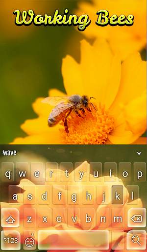 Working Bees Animated Keyboard screenshot 2