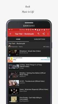 Rock Music for Youtube screenshot 1