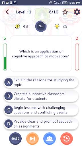Teachers Licensure Quiz offline | Self Test MCQ screenshot 5
