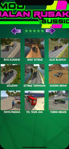 Mod Jalan Rusak Bus Simulator screenshot 5