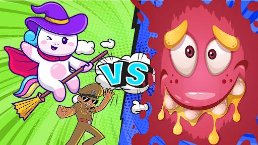 Little singham game Unicorn Singham in candy trap screenshot 5