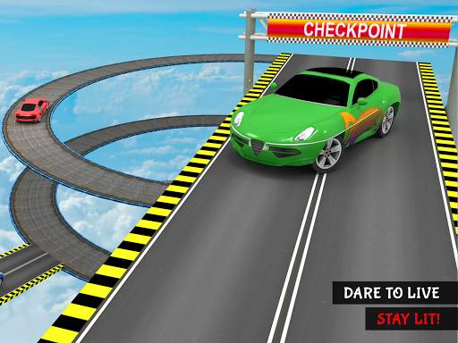 Ramp Car Stunts : impossible stunt car tracks 3d screenshot 5