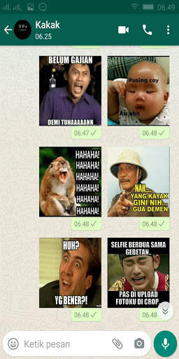 Stiker WA Lucu WAStickerApps screenshot 3