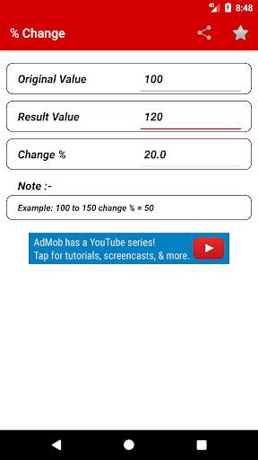 Percentage Calculator 2018 screenshot 8