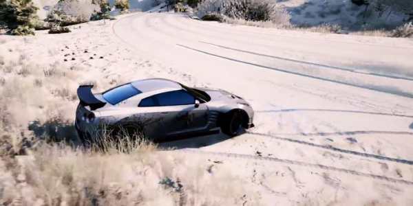 GTR Driving Nissan Winter 3D screenshot 8
