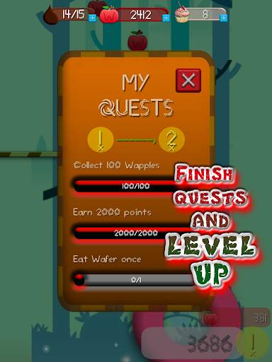 Wafer Fall - Endless Wafer Game screenshot 12