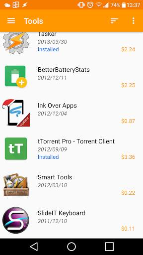 Purchased Apps (Reinstall your paid apps & games) screenshot 1