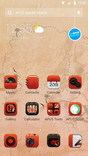 Passionate-APUS Launcher theme screenshot 1