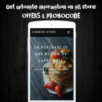 All in one Online Shopping app - Combine Store screenshot 1