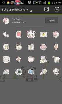 Panda Bebe go launcher theme screenshot 4