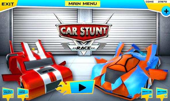 Fun Car Stunt Race screenshot 1