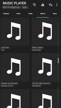 MUSIC PLAYER - Black & Blue screenshot 4