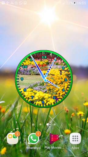 Garden Clock Live Wallpaper screenshot 4