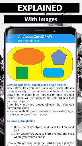 Corel Draw tutorial - complete screenshot 4