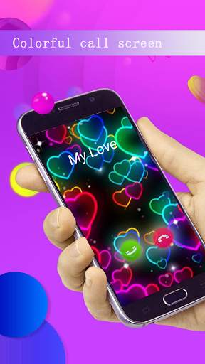 Color Call Screen & Call Theme 3 تصوير الشاشة