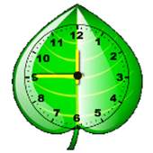 Leaf Clock widget 1.02