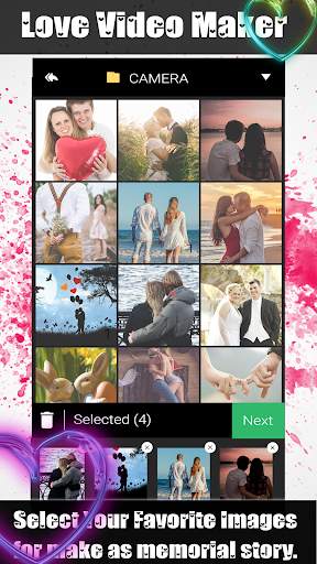 Love Video Maker स्क्रीनशॉट 2