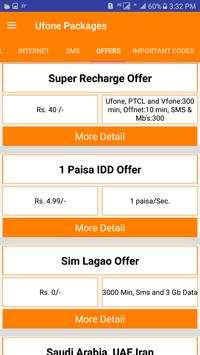 All Ufone Packages Info: screenshot 5