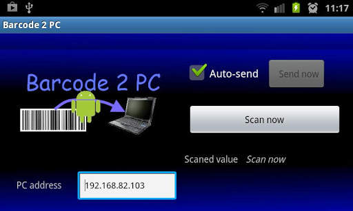 Barcode 2 PC demo 3 تصوير الشاشة