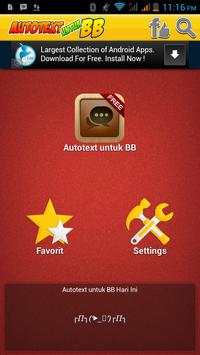 Auto Text (for BB Messenger) screenshot 2