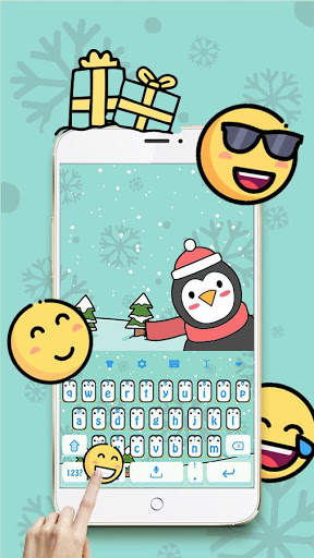 Penguin Keyboard Theme स्क्रीनशॉट 3