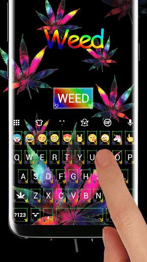 Weed Rasta Keyboard for Android GO🔥 screenshot 1