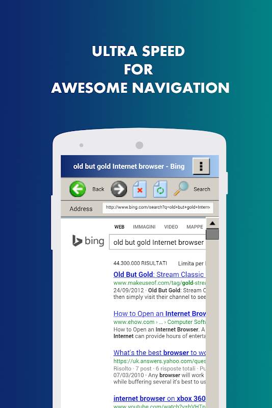 Old But Gold Internet Browser screenshot 3