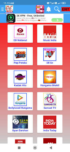 Live TV India All Channel स्क्रीनशॉट 7