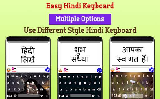 Easy Hindi Typing Keyboard: English to Hindi screenshot 1