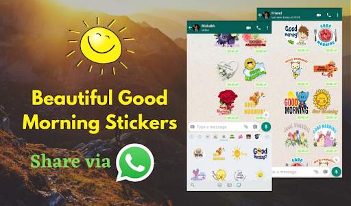 Good Morning Stickers for WhatsApp screenshot 1