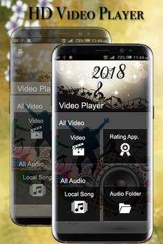 2018 Video Player - HD Video Player 2018 screenshot 1