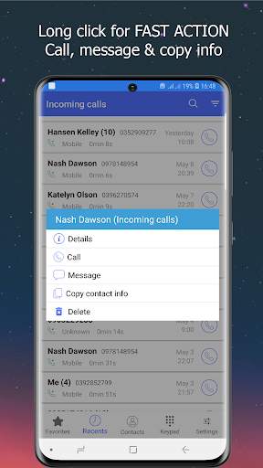 Phone Dialer - Contacts and Calls 6 تصوير الشاشة
