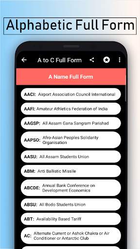 A to Z Full Form Book: Full Form Dictionary 3 تصوير الشاشة